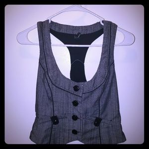 Halter Tuxedo Vest